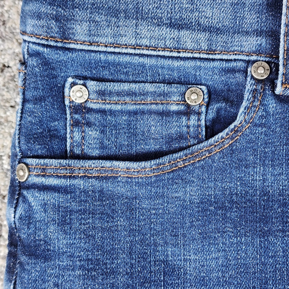 Mott & Bow Jeans Mens 31x30 Slim Fit Medium Wash Stretch Denim Excellent - Picture 5 of 14